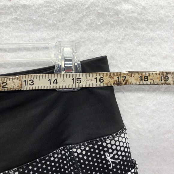 Danskin Now Athletic Leggings Size Large 12-14 Black Pixel Camouflage Workout - Picture 6 of 14
